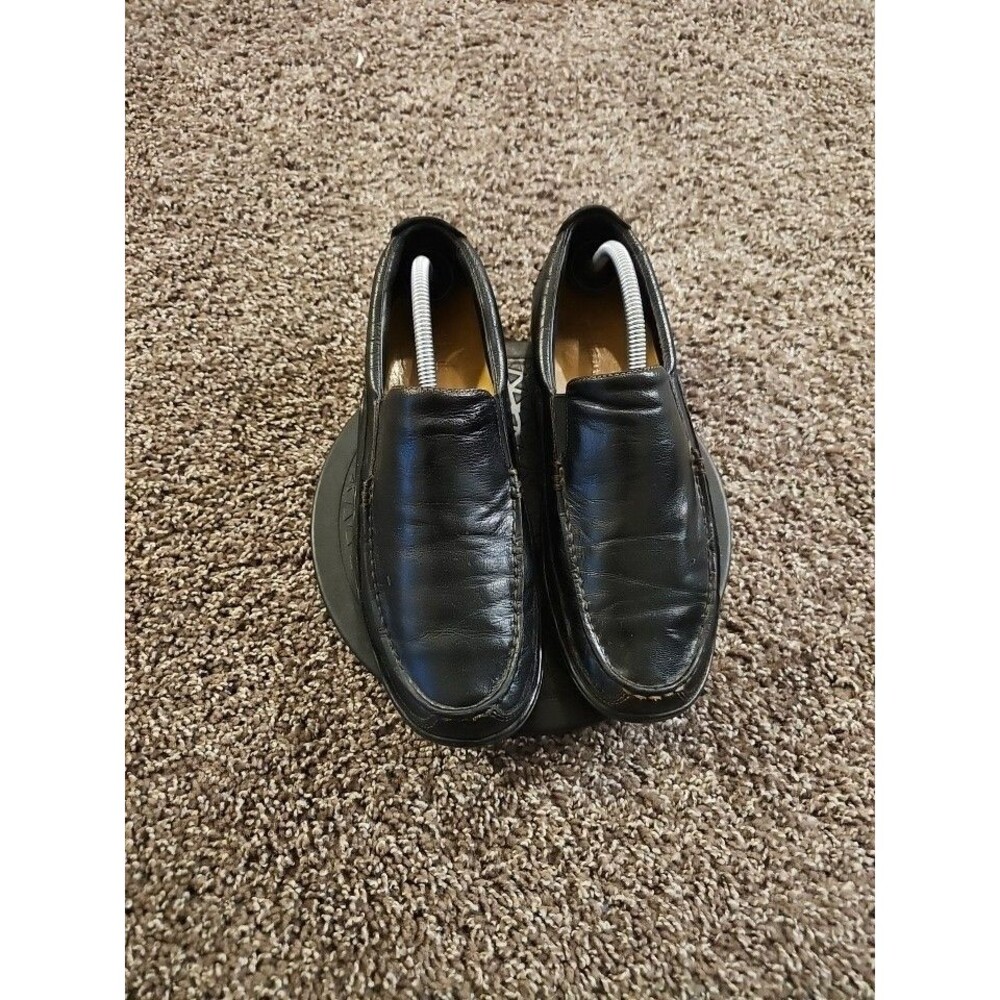BLACK BASIC Cole Hann Air Technology Size 9.5 M Men’s Leather Shoes